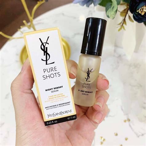 ysl pure shots eye reboot serum|YSL night reboot serum review.